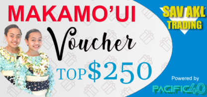 TOP$250 Makamo'ui Voucher @Vaitohi Enterprise Gas Station Nuku'alofa